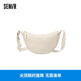 森马（Semir）斜挎包男简约纯色胸包情侣背包通勤休闲风105124153222
