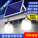 心有所属（Heart LocK）太阳能照明灯户外庭院灯分体式一拖二家用室内吊灯泡防水感应路灯