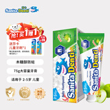 莎卡（sanita-denti）儿童牙膏 婴幼儿牙膏防龋齿抑菌无氟牙膏防蛀2-5岁去异味 苹果味