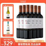 红魔鬼（Casillero del Diablo）佳美娜干红葡萄酒 750ml*6瓶整箱装 智利进口红酒