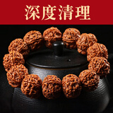 山中玉金刚菩提手串爆肉龙鳞纹手链项链男士原籽佛珠父亲节礼物 新人练手款【无备绳】