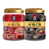 桂格（QUAKER） 桂格五黑混合即食燕麦片860g*1罐装黑芝麻饱腹早餐懒人速食健康 860g*2罐（五黑+五红）