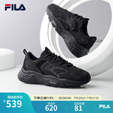 FILA（斐乐）官方男子跑步鞋MARS II火星二代新款复古运动鞋 黑色-BK-F12M141116F 41