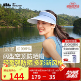 蕉下（beneunder）遮阳帽女太阳帽空顶帽防晒帽防紫外线遮脸时尚百搭UL569蓝