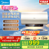 美的（Midea）国家补贴20%储水式电热水器终身免换镁棒60升3300W变频速热家用一级能效水电分离F60-33JE6Pro(HE)
