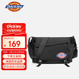 Dickies男士单肩包邮差包休闲大容量肩包DK大学生轻便帆布包多功能斜挎包