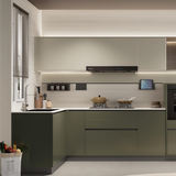 京东全屋定制京甄板多层橱柜定制套餐3.5米地柜+3.5米台面+2.5米吊柜+3付抽屉