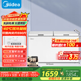 美的（Midea）423升 大容量家用冰柜大冷柜冷藏冷冻转换卧式冰箱 BD/BC-423DKEM(E)国家补贴