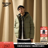 Reebok锐步官方新款户外羽绒服男女款外套新一代轻薄保暖舒适 22CFR203UGL0 连帽 XS
