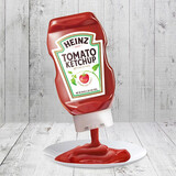 亨氏（Heinz）番茄酱0蔗糖番茄沙司150g/330g意大利面薯条披萨寿司炸鸡倒置装 挤压瓶装567g（进口）