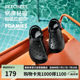 斯凯奇（SKECHERS）洞洞鞋女士夏季外穿包头泡泡鞋厚底透气软底凉拖鞋休闲鞋111514