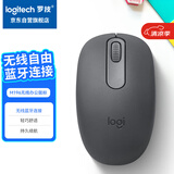 罗技（Logitech）M196 无线蓝牙鼠标 办公鼠标 笔记本商务办公家用 小巧便携 对称手型 石墨灰