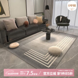 布迪思 地毯客厅地毯卧室茶几沙发毯可定制北欧简约现代满铺加厚防滑垫 北欧62 200*300cm大客厅