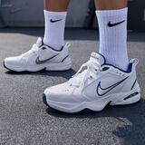耐克轻便训练鞋老爹鞋冬季健身缓震运动NIKE MONARCH 4 415445 102白色/金属银/深藏青 40 (250mm)