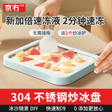 京冇炒冰机家用炒酸奶机摆摊不锈钢冰淇淋炒冰盘DIY炒酸奶制冰神器