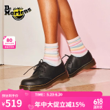 马丁（DR.MARTENS）1461 Y 经典休闲时尚软皮黑色3孔马丁单鞋 黑色 37