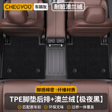 车丽友定制TPE汽车脚垫主驾驶单片全包围单个车内副驾驶/后排专用