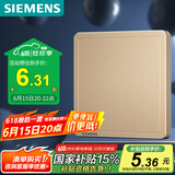 西门子(SIEMENS)开关面板 空白面板 86型盖板 致典日曜金