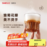 SIMELO施美乐咖啡杯高颜值玻璃杯澳白杯意式冰美式浓缩拿铁杯芬兰270ML