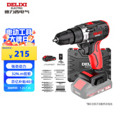 德力西（DELIXI）手电钻锂电钻电动螺丝刀家用充电式手钻电起子电批电动工具箱套装