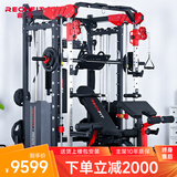 睿致（RECHFIT）龙门架史密斯机综合训练器健身器材家用商用多功能一体机 105NEW标准款(倒蹬+蝴蝶夹胸）