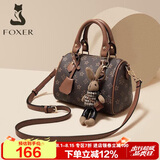 金狐狸（FOXER）女士包包女包大容量单肩斜挎包手提枕头包七夕情人节礼物送女友