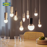 宜家（IKEA）SOLHETTA索海塔LED灯泡大螺口小螺口插脚灯具配件实用 E27球形可调光806流明2700k螺口
