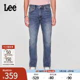 Lee726标准中腰舒适直筒怀旧复古中浅蓝男士牛仔裤潮流休闲A08286 中深蓝 32 (140-150斤可选)