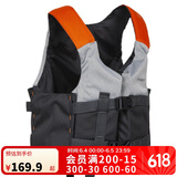 迪卡侬（DECATHLON）大浮力背心轻薄便携钓鱼灰色成人浆板皮划艇XL-4682883