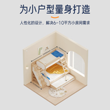 阿呆熊儿童床白蜡木上下床实木高低床北欧全圆弧双层床子母床围栏拼接床 （原木色）上下床 1500mm*2000mm