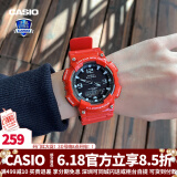 卡西欧（CASIO） 男表女表卡西欧手表男女情侣表学生时尚运动表太阳能双显电子表 太阳能表：AQ-S810WC-4蛇年红运