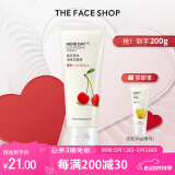菲诗小铺（THE FACE SHOP）洗面奶女温和清洁干皮草本泡沫丰富洁面膏男 樱桃170g-提亮肤色
