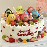 芙瑞多儿童蛋仔网红蛋糕当日送到配送送男孩女孩儿童节礼物8英寸