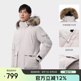 骆驼（CAMEL）【王俊凯同款】户外羽绒服男女中长款700蓬防泼水加厚御寒外套