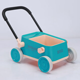 贝多奇婴儿学步车婴儿学行车宝宝学步车儿童学步车手推车 蓝色|可推可拉+储物箱