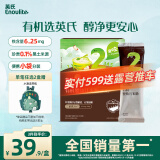 英氏有机婴幼儿苹果味米粉180g宝宝营养辅食水果加钙米糊米粉7月龄+