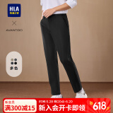 海澜之家（HLA）休闲裤男轻商务时尚系列大码裤子男秋冬季 黑色5C L 175/84A推荐135~148斤