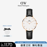丹尼尔惠灵顿（DanielWellington）DW手表女表 简约皮带女士手表时尚欧美表节日礼物DW00100174