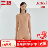 三枪秋衣秋裤女士纯棉保暖内衣圆领棉毛衫裤内穿打底套装