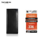 新秀丽（Samsonite）男士长款钱包牛皮卡包驾驶证件收纳包 礼物送爸爸TK6*09003