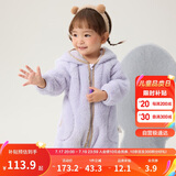 巴拉巴拉连体衣婴儿秋冬装外出宝宝抱衣哈衣爬服珊瑚绒2024萌208424120201