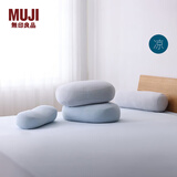 无印良品（MUJI）【凉柔系列】 柔软靠垫 腰垫 腰靠 办公室 靠枕 床上抱枕  凉感 灰色 55*40*20cm