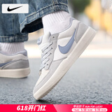 耐克（NIKE）男鞋板鞋男 25夏季新款运动鞋子时尚帆布鞋SB复古透气休闲鞋子男 【主推新品】141-冷色灰蓝/晒图退10 42 （内长265mm）