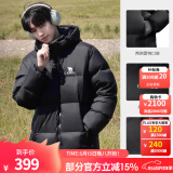 骆驼（CAMEL）户外羽绒服白鸭绒加厚羽绒衣秋冬经典保暖时尚潮流防风运动外套 拒水绒升级款A1W2PN121J,黑色,男 L