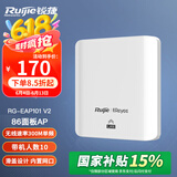 锐捷（Ruijie）无线ap面板 单频路由器大户型wifi入墙式无线接入点 RG-EAP101 V2 白色
