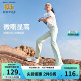 Skechers斯凯奇儿童喇叭裤女童紧身高腰夏季防晒儿童高弹运动裤P323G052