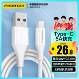 品胜type-c数据线快充5a闪充通用华为充电线mate70Pro优享版小米15ultra安卓手机USB-C苹果1516e车载2m