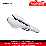 捷安特（GIANT） APPROACH座垫钢座弓减震耐用公路山地车自行车坐垫 白色/可装NUMEN+UNICLIP尾灯