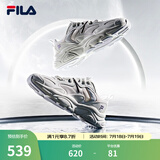FILA斐乐女鞋跑步鞋火星二代复古老爹鞋运动鞋休闲慢跑鞋MARS Ⅱ 微白/雨雾灰-WA-F12W141116F  36