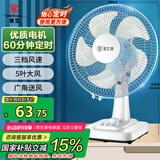 华生（Wahson）电风扇/台扇/低音风扇/大风量家用电扇/空调伴侣交流定频风扇 WS-A1201